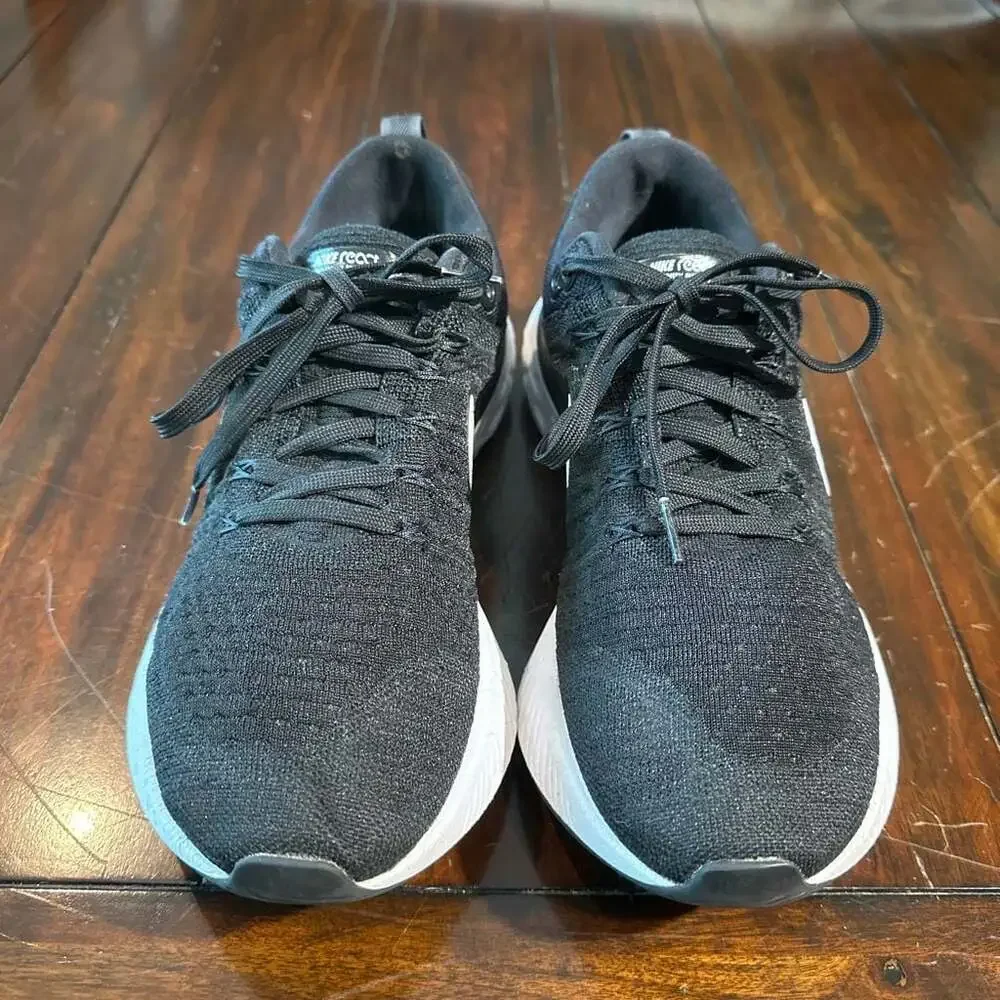 Nike React Infinity Run Flyknit 2 Running Shoes - Black/White